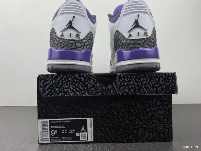 Cheap Retro Air 3 CT8532-105 Jordan 'Dark Iris' 0520